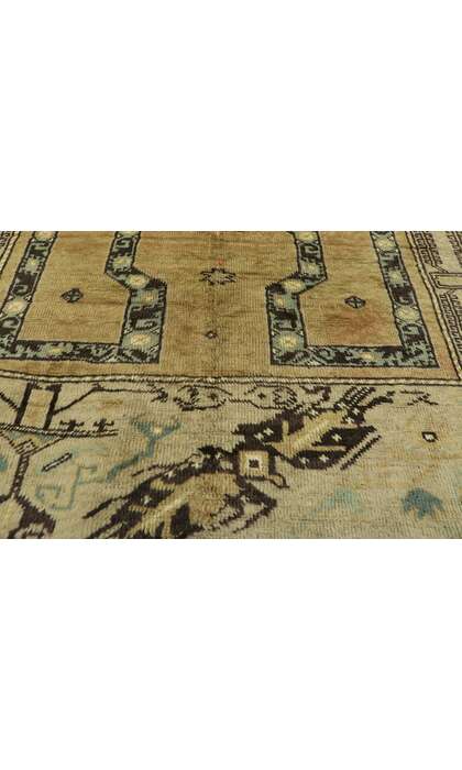 4 x 6 Vintage Turkish Oushak Rug 52765