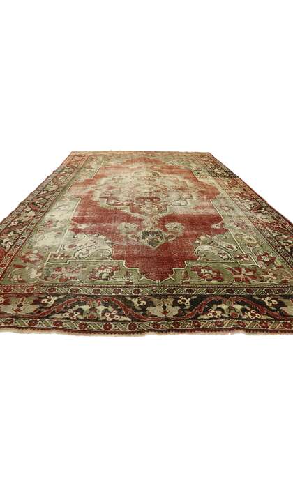 7 x 11 Vintage Oushak Rug 52768