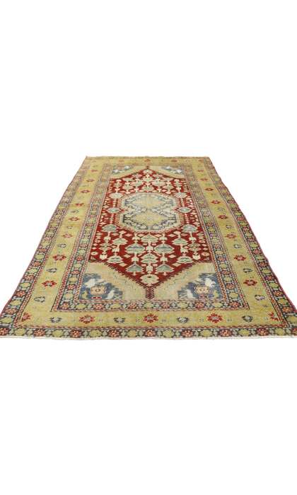 4 x 6 Vintage Oushak Rug 52778