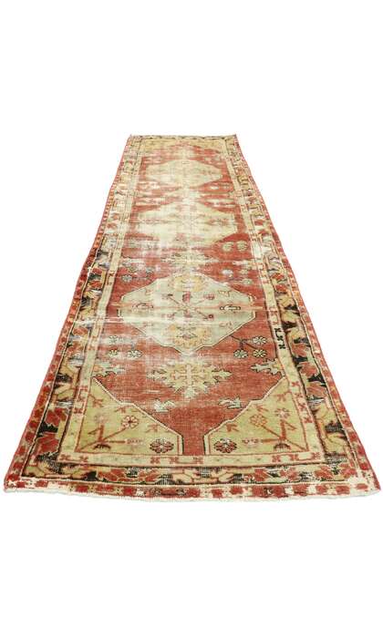 2 x 9 Vintage Turkish Oushak Runner 52780