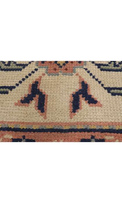 4 x 11 Vintage Turkish Oushak Rug 71674