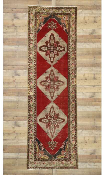 4 x 12 Vintage Oushak Rug 73674