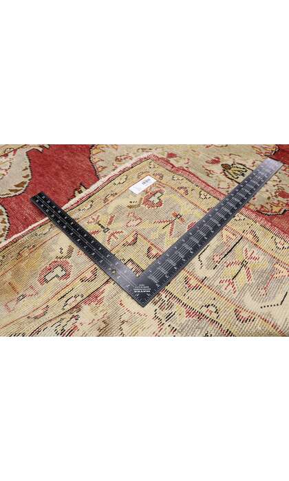 5 x 11 Vintage Turkish Oushak Rug 73752