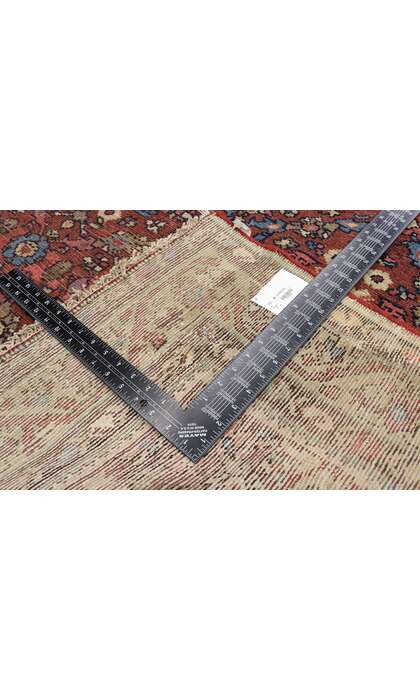 4 x 13 Antique Hamadan Rug 75784