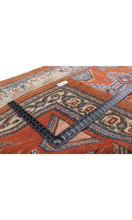 4 x 14 Antique Persian Kurdish Rug 77054