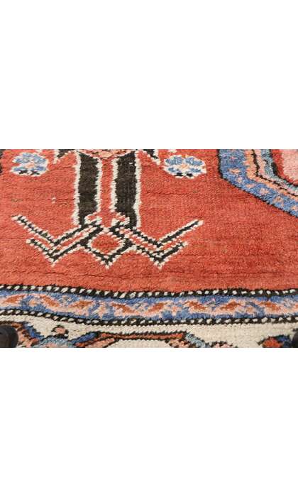 4 x 14 Antique Persian Kurdish Rug 77054