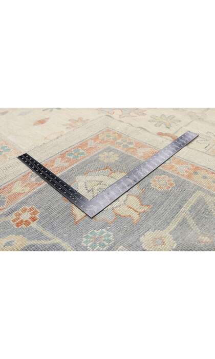 12 x 15 Earth-Tone Oushak Rug 80557