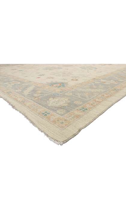 12 x 15 Earth-Tone Oushak Rug 80557