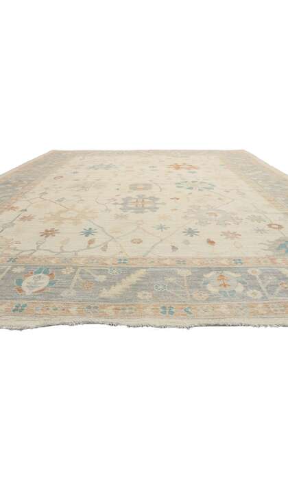 12 x 15 Earth-Tone Oushak Rug 80557