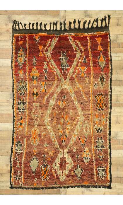 5 x 8 Vintage Berber Moroccan Rug 20316