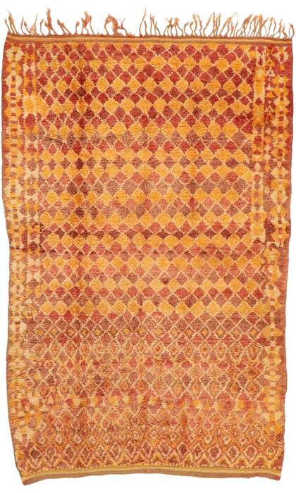 7 x 10 Vintage Boujad Moroccan Rug 21028
