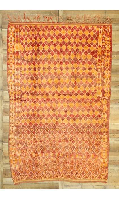 7 x 10 Vintage Boujad Moroccan Rug 21028