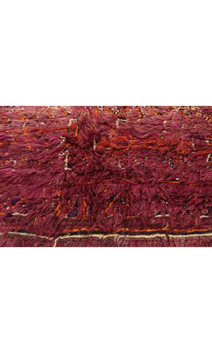 6 x 10 Vintage Berry Beni MGuild Moroccan Rug 21032