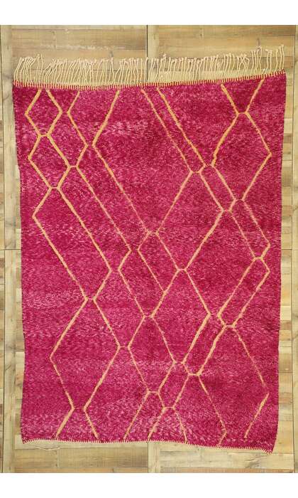 7 x 10 Pink Magenta Moroccan Rug 21046