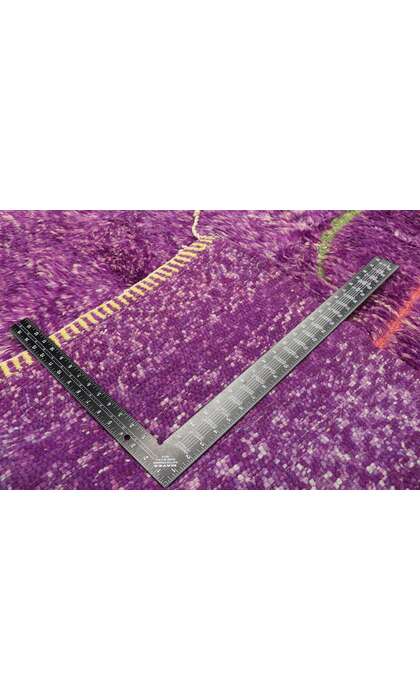 7 x 10 Purple Beni Mrirt Moroccan Rug 21049