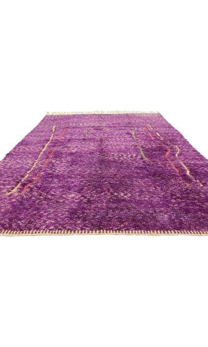 7 x 10 Purple Beni Mrirt Moroccan Rug 21049