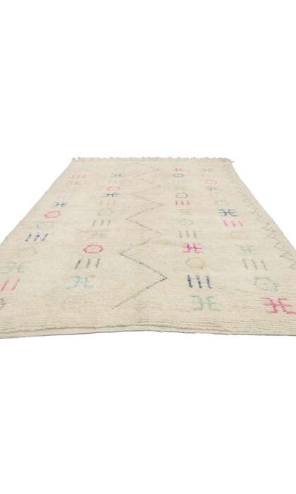 5 x 8 Colorful Moroccan Azilal Rug 21075