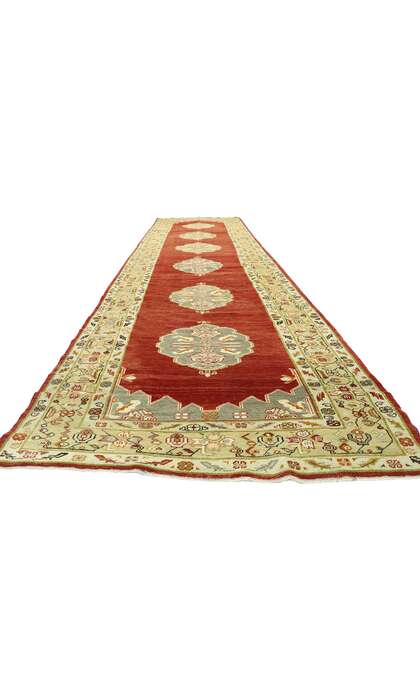 5 x 20 Vintage Oushak Rug 506015 x 20 Vintage Oushak Rug 50601