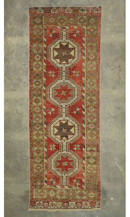 5 x 15 Vintage Oushak Rug 51150