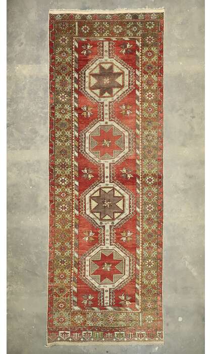 5 x 15 Vintage Oushak Rug 51151