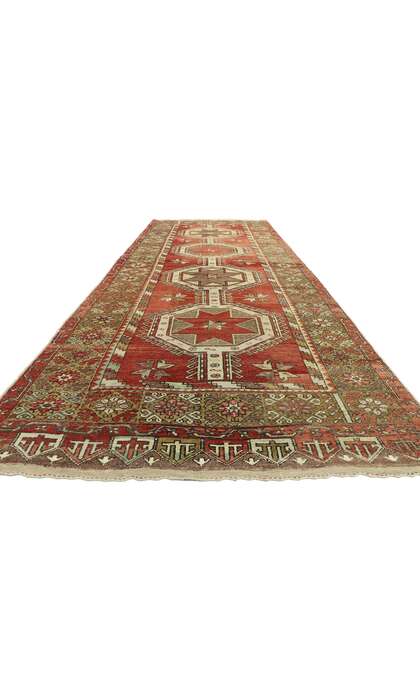 5 x 15 Vintage Oushak Rug 511515 x 15 Vintage Oushak Rug 51151