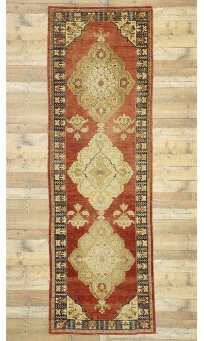 4 x 11 Vintage Oushak Rug 51660