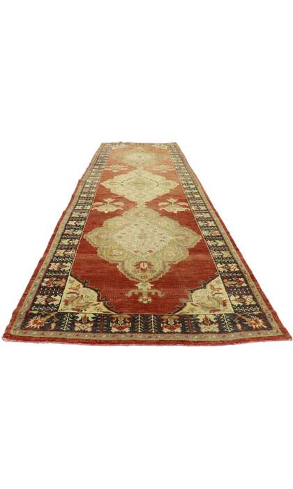 4 x 11 Vintage Oushak Rug 51660
