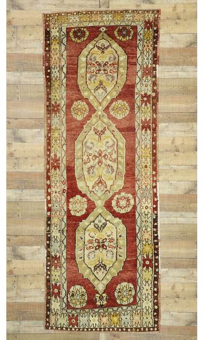4 x 10 Vintage Oushak Rug 52121