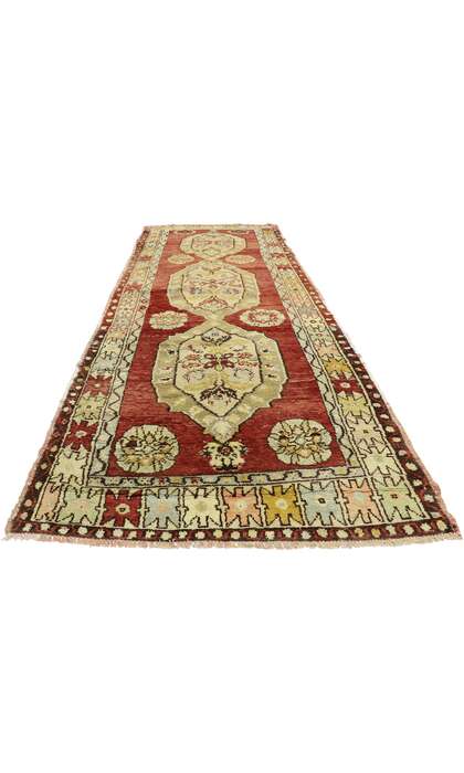 4 x 10 Vintage Oushak Rug 521214 x 10 Vintage Oushak Rug 52121