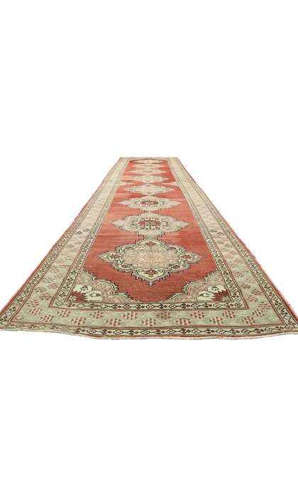 5 x 19 Vintage Turkish Oushak Rug 52170