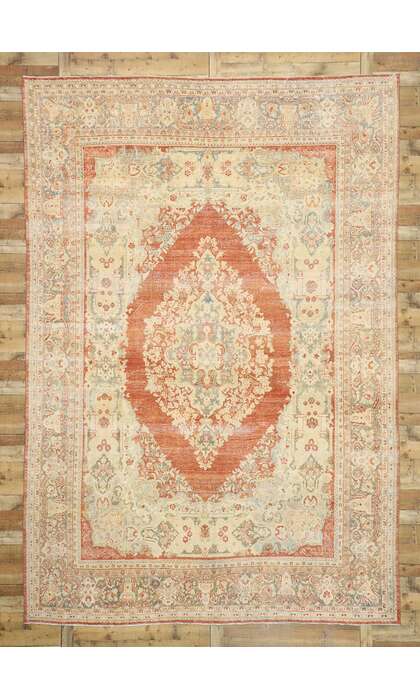 10 x 15 Vintage Mahal Rug 52783