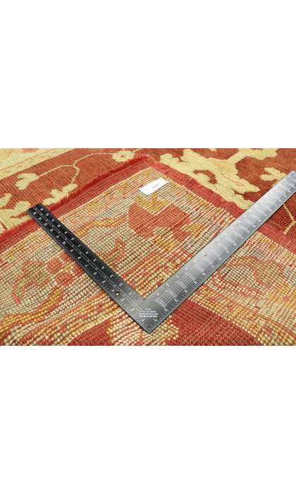 4 x 21 Antique Turkish Oushak Rug 74233