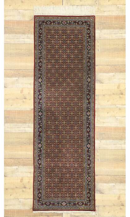 3 x 8 Vintage Tabriz Rug 76868