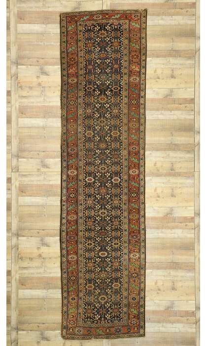 4 x 14 Antique Bijar Rug 76969