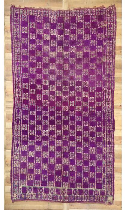 6 x 12 Vintage Purple Talsint Moroccan Rug 20905