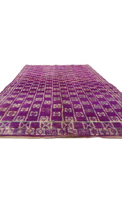 6 x 12 Vintage Purple Talsint Moroccan Rug 20905