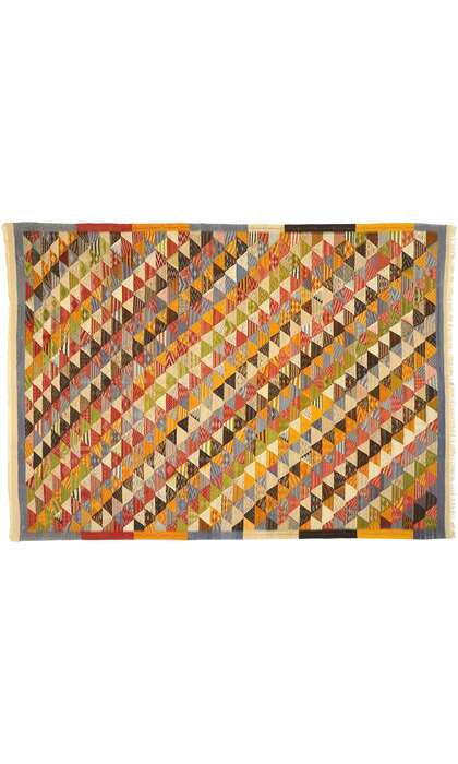 11 x 15 Colorful Taznakht Moroccan Kilim Rug 20912