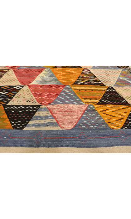 11 x 15 Colorful Taznakht Moroccan Kilim Rug 20912
