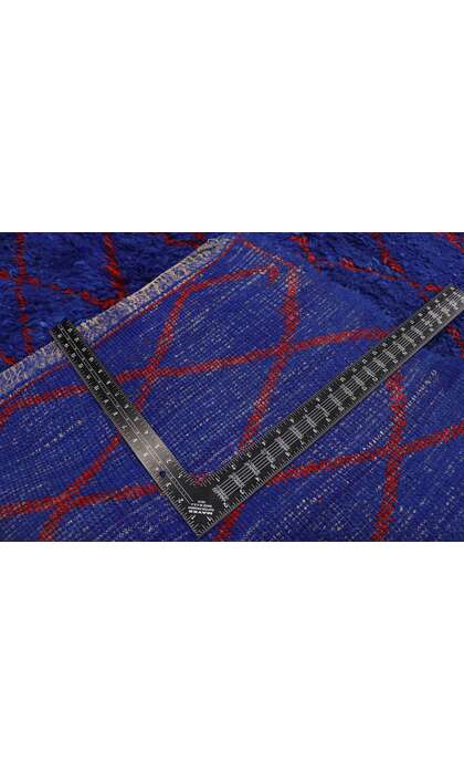 6 x 10 Vintage Blue Beni MGuild Moroccan Rug 20934