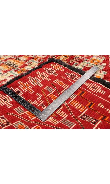 7 x 13 Vintage Red Beni MGuild Moroccan Rug 20941