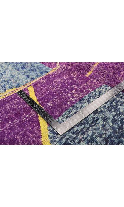 7 x 10 Modern Purple Beni Mrirt Moroccan Rug 20994