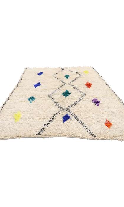 5 x 6 Colorful Moroccan Azilal Rug 21038