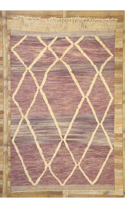 7 x 11 Authentic Moroccan High-Low Rug 21059