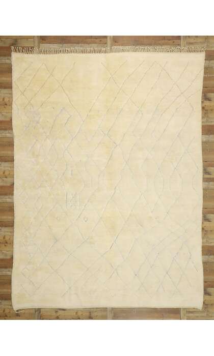 10 x 14 Organic Modern Beni Mrirt Moroccan Rug 21083