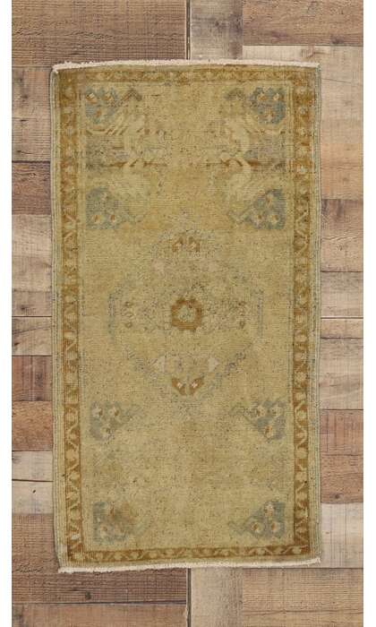 2 x 3 Vintage Turkish Yastik Rug 50630