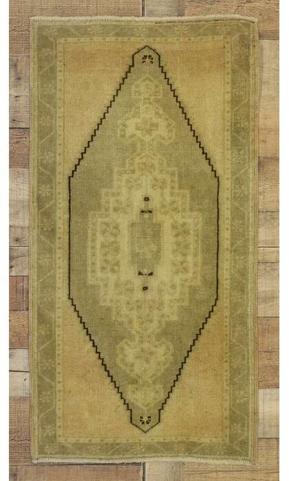 2 x 3 Vintage Oushak Rug 506982 x 3 Vintage Oushak Rug 50698