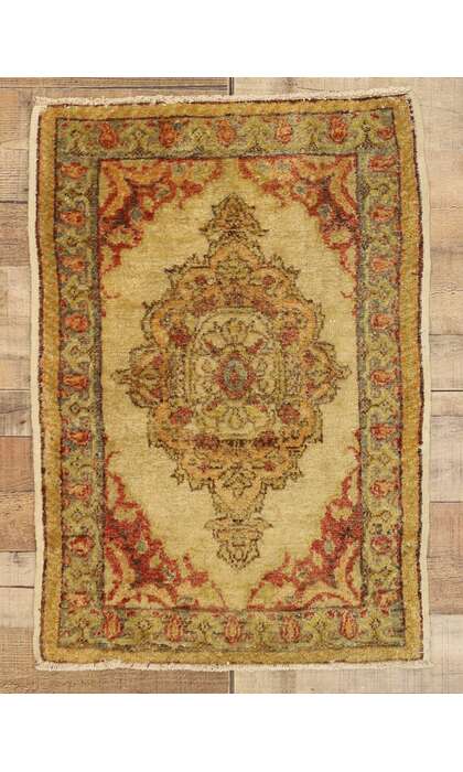 2 x 3 Vintage Turkish Yastik Rug 50795
