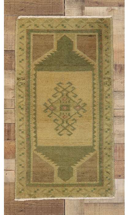 2 x 3 Vintage Turkish Yastik Rug 50974