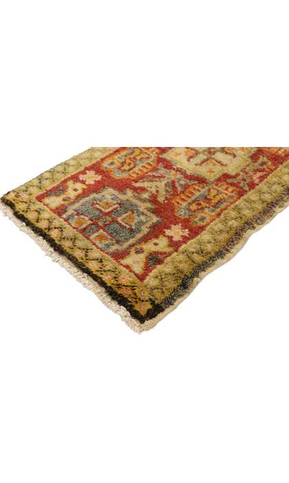 1 x 3 Vintage Turkish Yastik Rug 50979