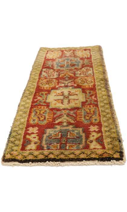 1 x 3 Vintage Turkish Yastik Rug 50979